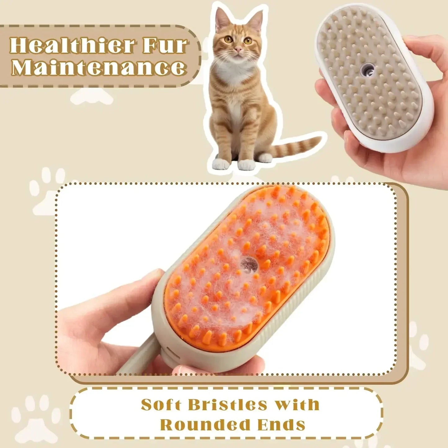 Pet Fur Magic Grooming Brush